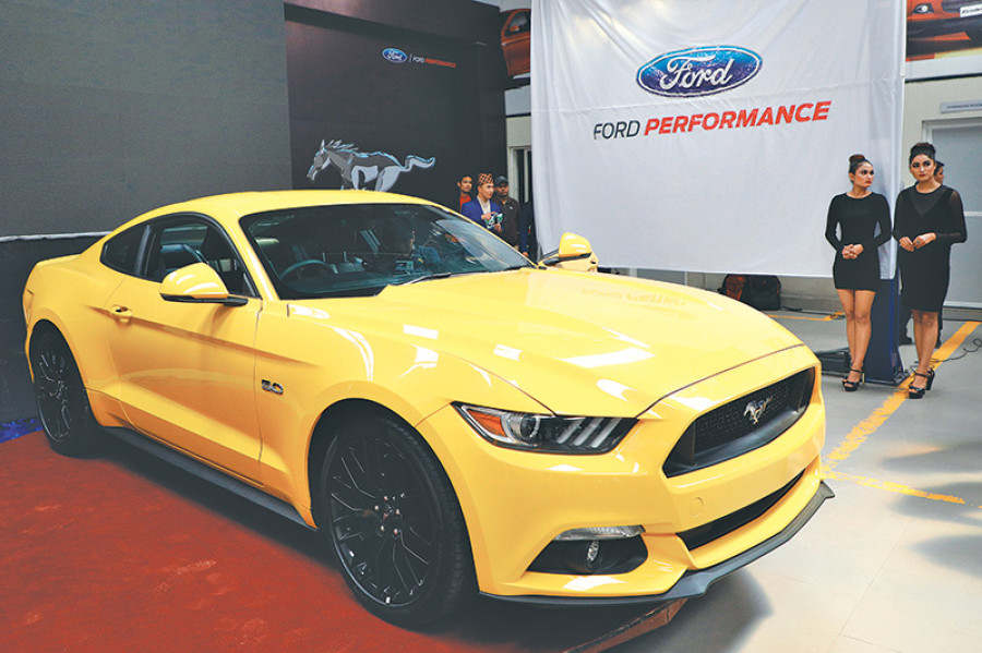 Iconic Ford Mustang roars to life in Nepal