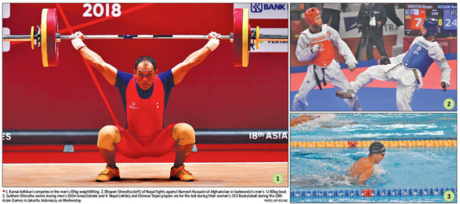 Lifter Adhikari betters own mark