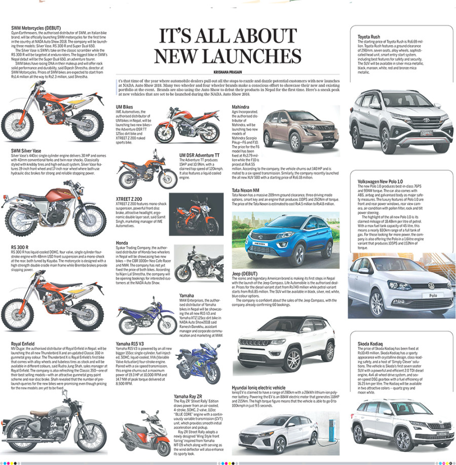 It’s all about new launches 