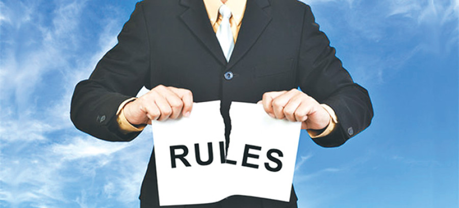 Politicians flout rules to build road