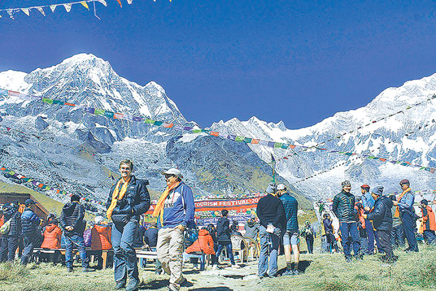 Record 27k trekkers visit Annapurna via Lamjung