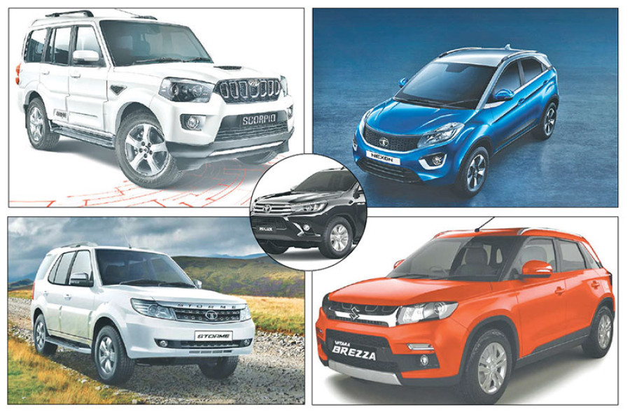 Prices of four-wheelers hiked up in Nepal