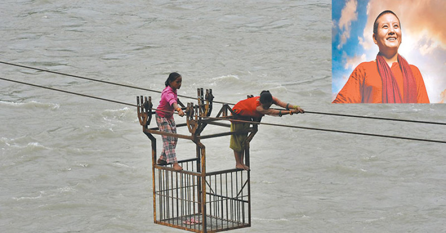 Drolma donates Rs 10m to replace tuin crossings