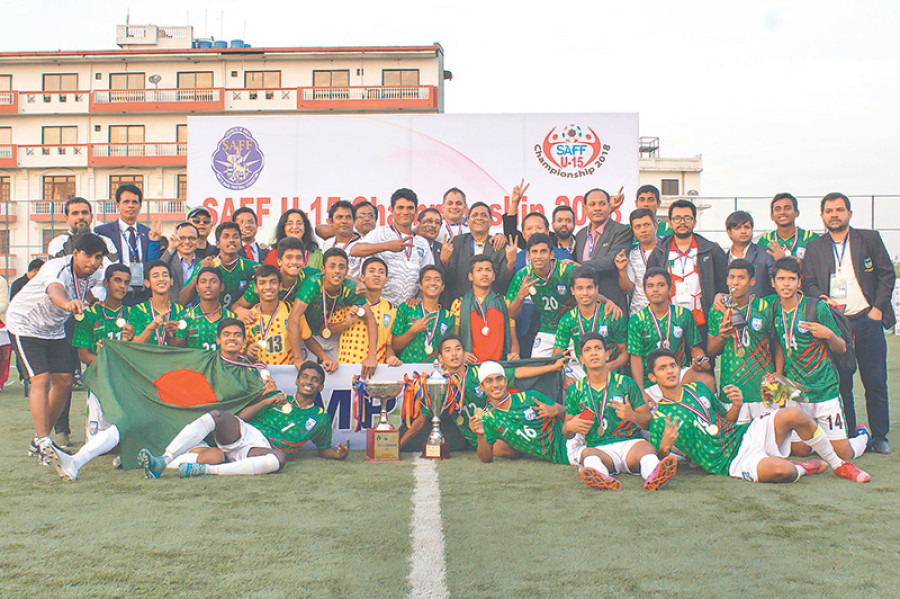 SAFF U-15 Championship: Bangladesh defeat Pakistan on penalties to lift title