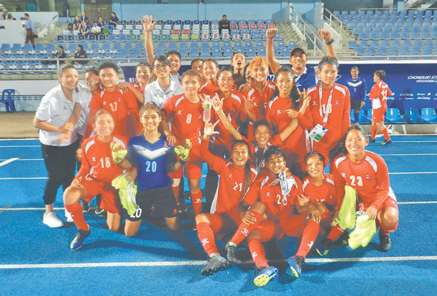 Nepal put one foot in second round