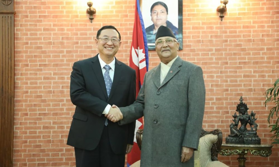 I expect generous support from neighbouring countries, PM Oli tells Chinese minister 