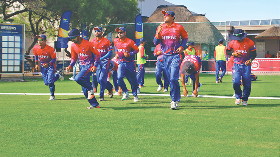 Coming to the crease