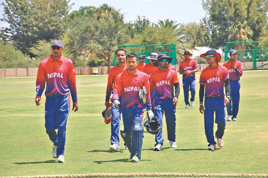Nepal suffer 6-wicket loss