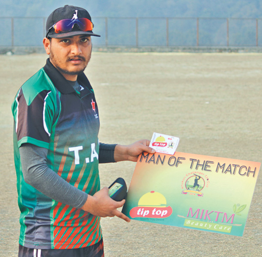 Thapa slams ton in Army victory