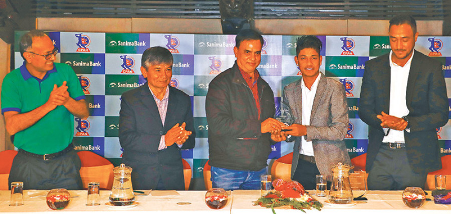 Lamichhane gets financial boost from sponsor Sanima