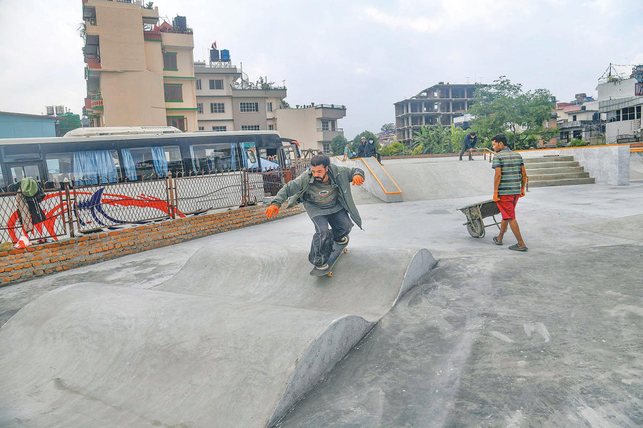 Skateboarders in Kathmandu are getting a long-awaited home