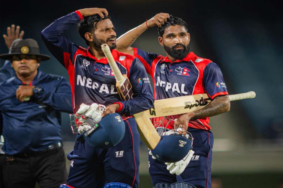 Aarif, Dipendra power Nepal to a seven-wicket win over UAE in World Cup warmup