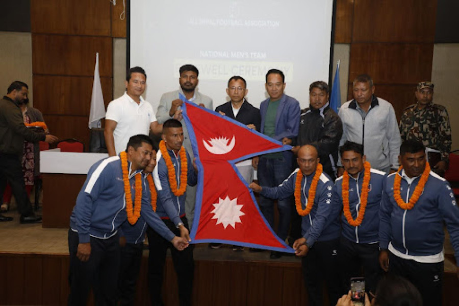 Struggling both on and off the field, Nepal’s men’s team off to Malaysia via Bangladesh