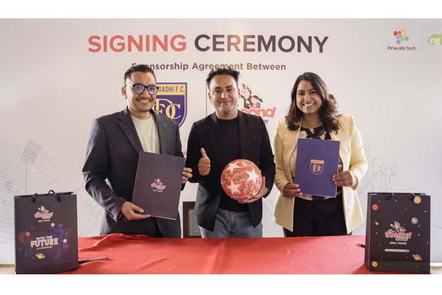 My Second Teacher sponsors Dhangadhi FC