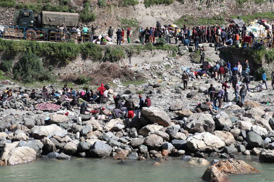 Trapped at the border