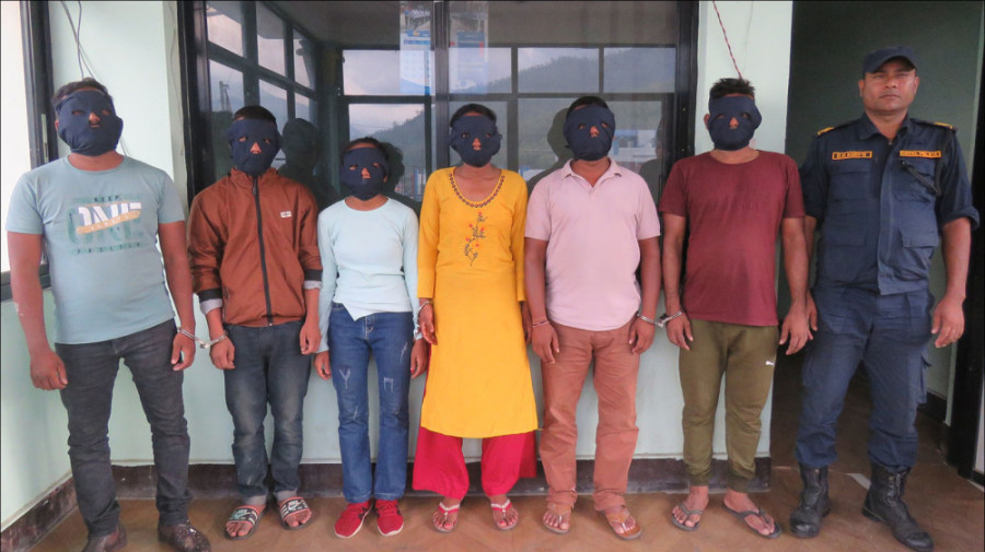 Six arrested with marijuana in Makwanpur