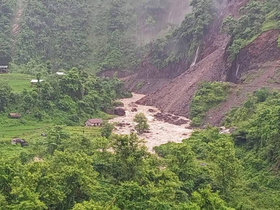 One dead, five missing after landslide washes away house in Makawanpur