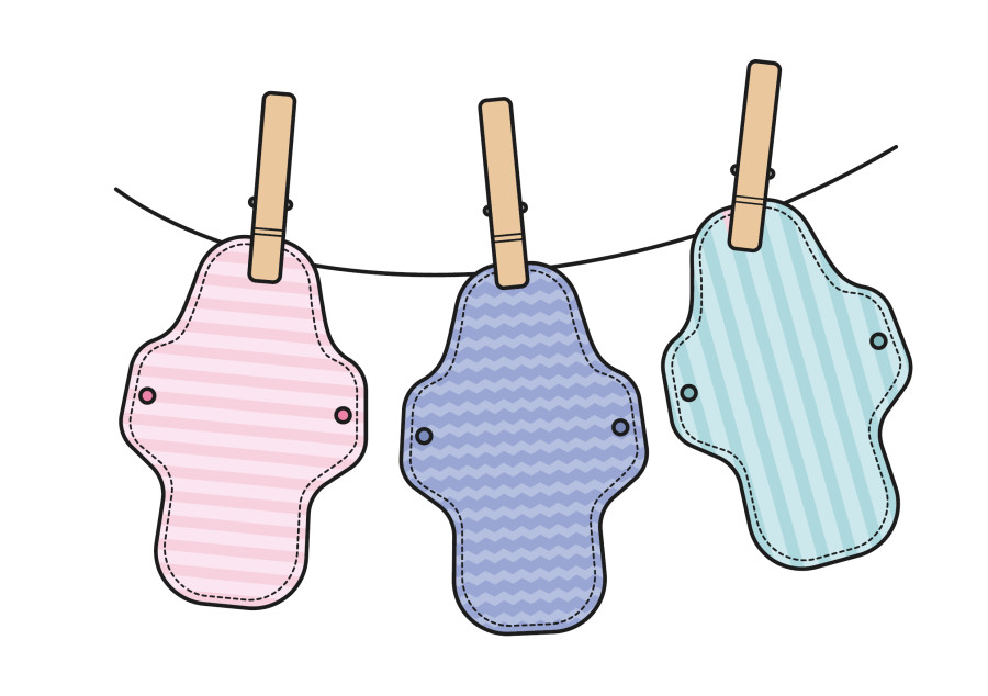 These reusable cloth pads are comfortable, cheap and healthy