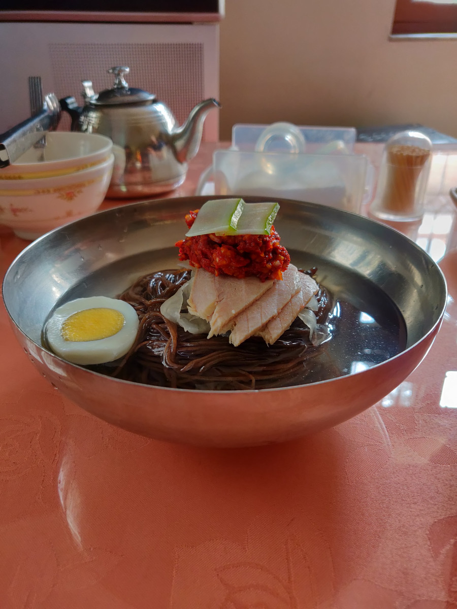 The mysterious North Korean restaurant has reopened and the food is surprisingly pleasant 