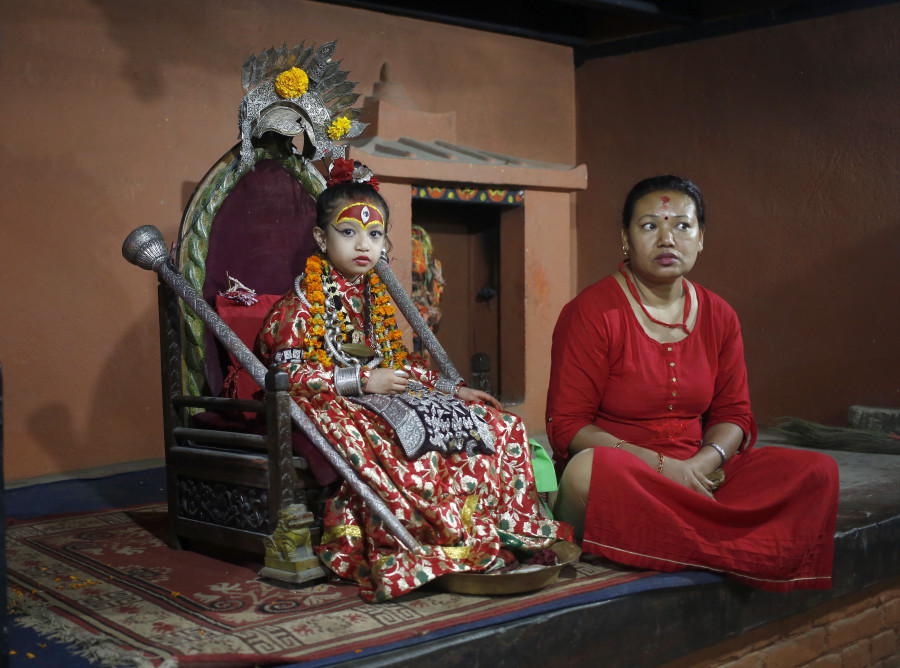 The goddess is not allowed to menstruate