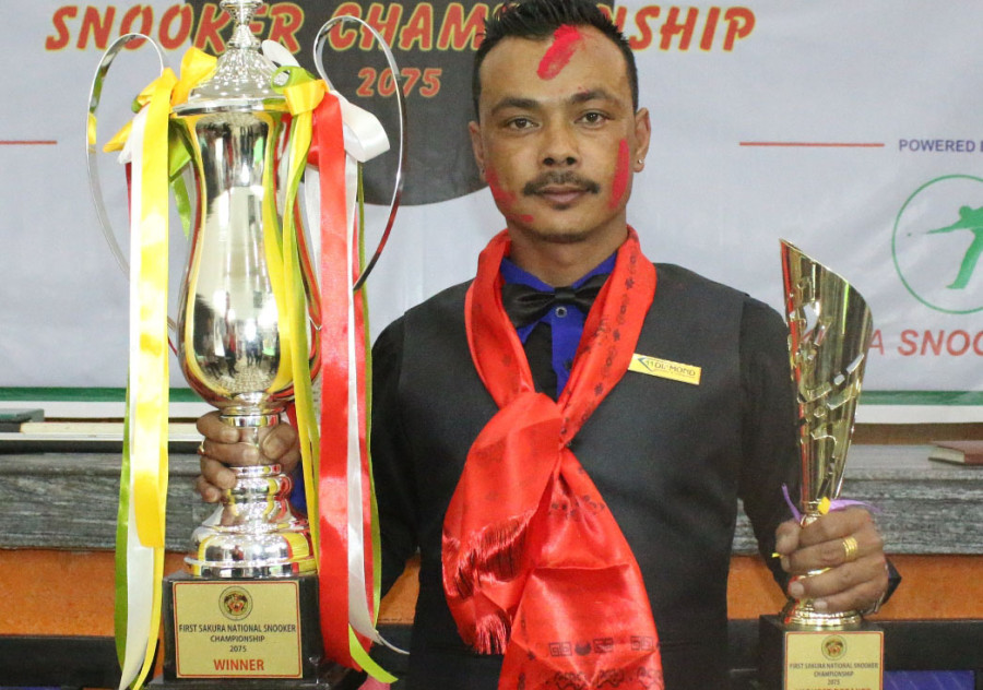 Bogati claims first ever national snooker title