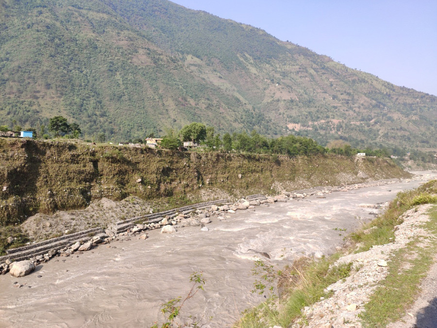 Locals living along the Mahakali worry of possible floods and landslides