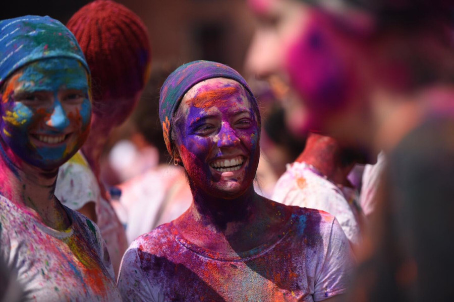 Revellers mark Holi, the festival of colours (in photos)