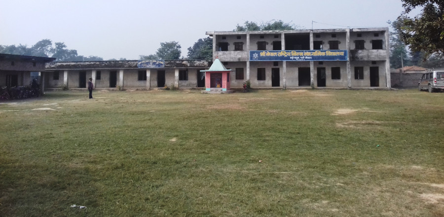 A school that shuts down when someone in the settlement dies