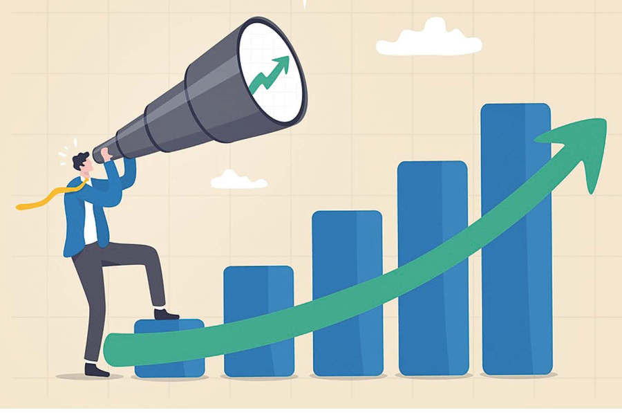 Economic stagnation over decades