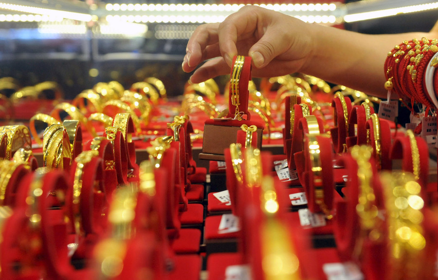 Demand for gold plunges 50 percent year-on-year
