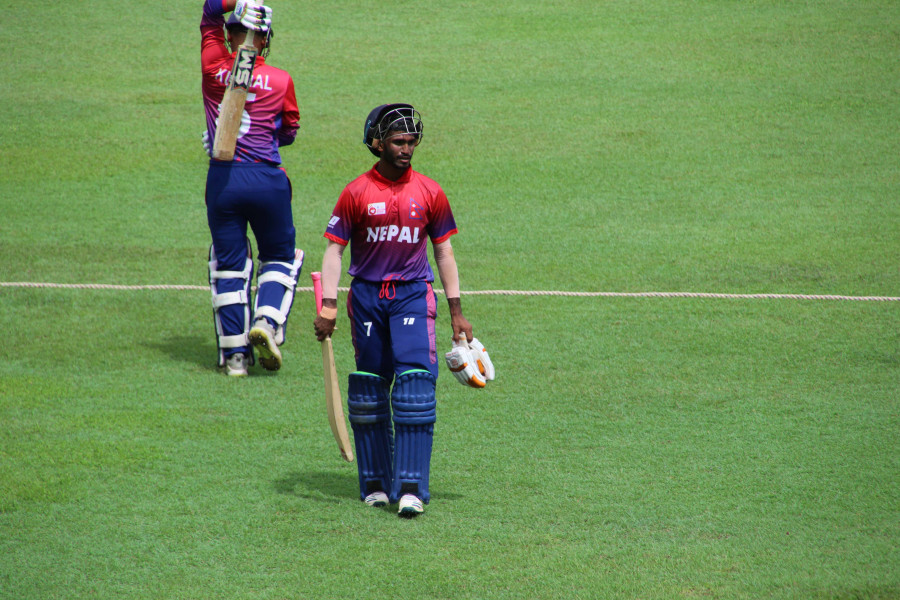 U-19 Nepal cricket team lose against Sinhalese Club