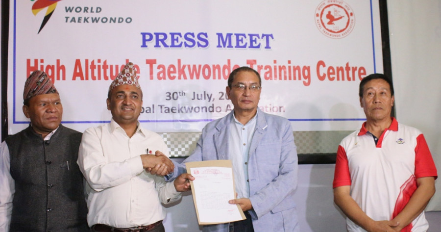 Taekwondo to set up high altitude training centre in Dolakha