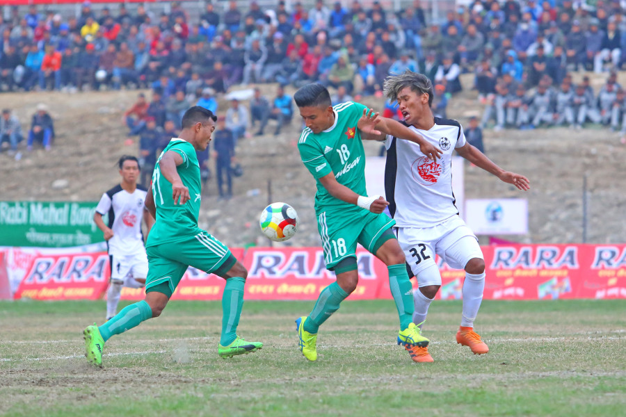 Shrestha hits double to steer Army into semis