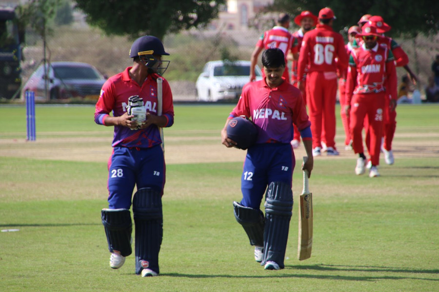 Nepal finish 3rd after going down to Oman