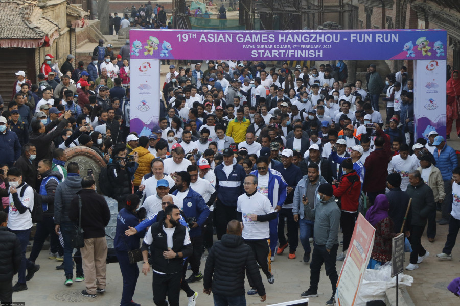 Asian Games Run for Fun today
