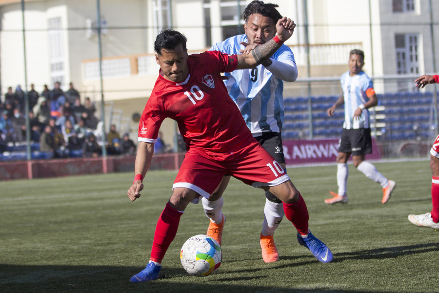 Manang move to the top after win over Brigade Boys, Jawalakhel and Sankata share spoils