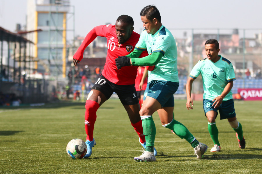 Saroj Tamang fires brace as New Road Team humble Saraswoti 4-0