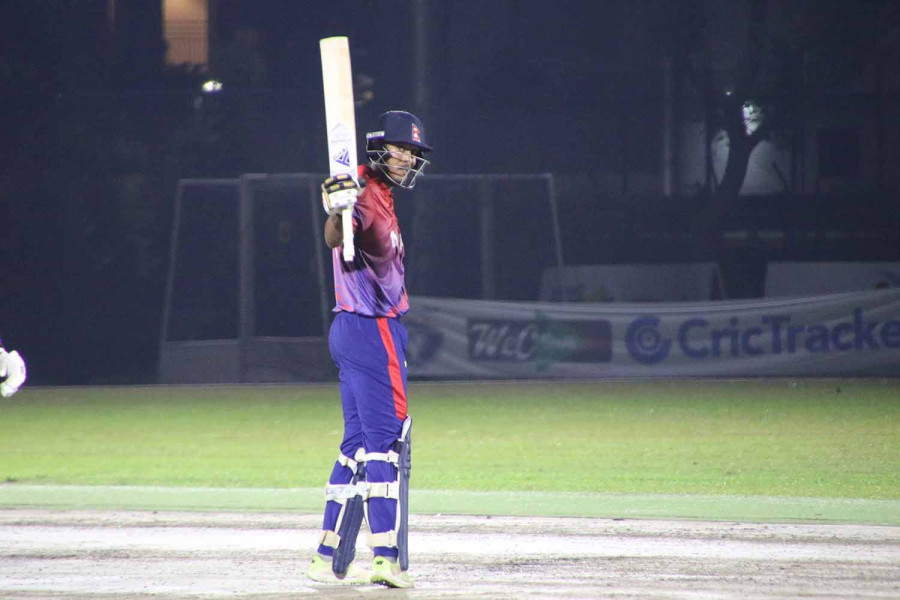 Khadka century secures Nepal’s victory over Singapore