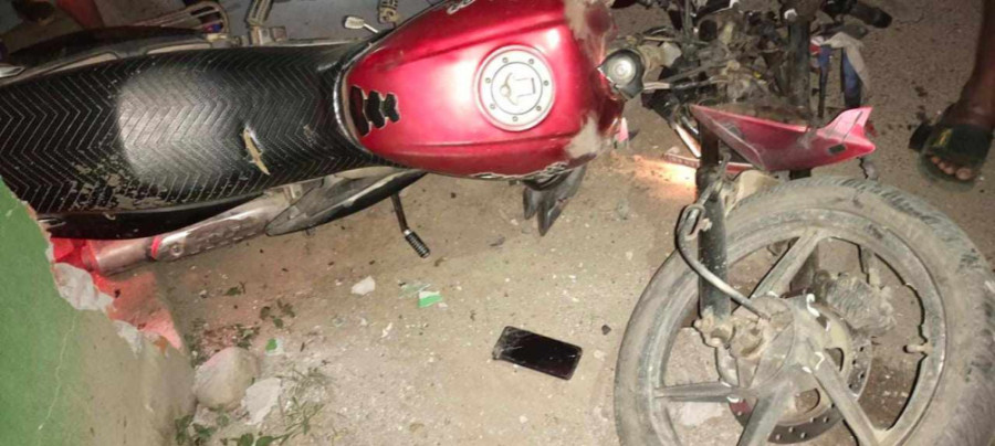 Two die as motorcycle crashes into house in Chitwan