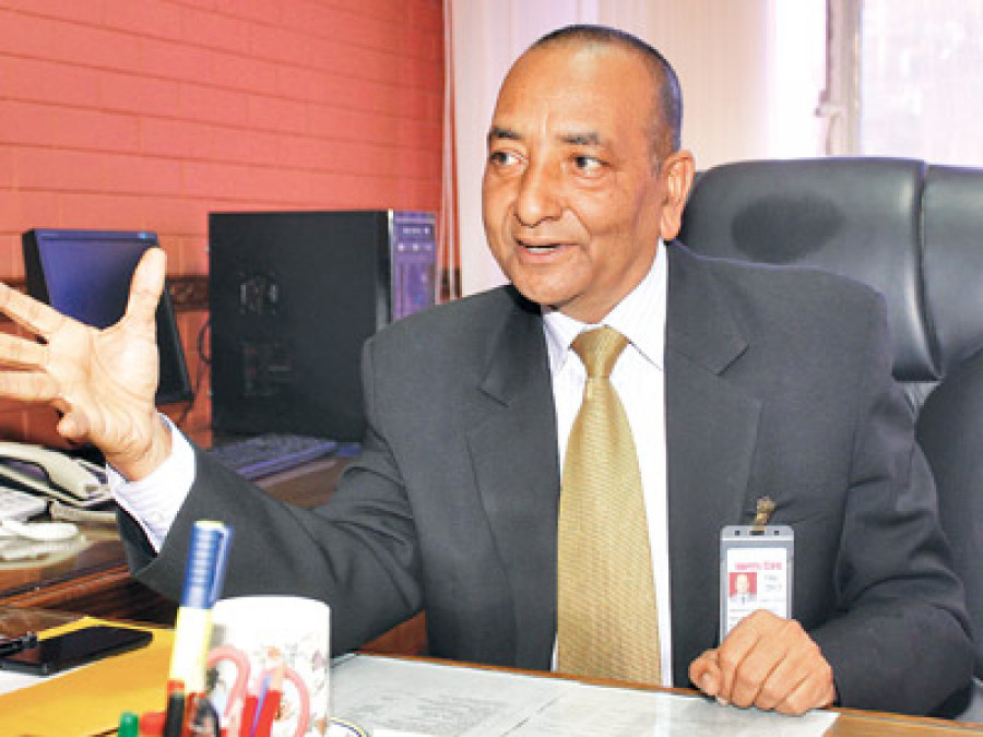 Nepal Airlines Executive Chairman Madan Kharel reigns