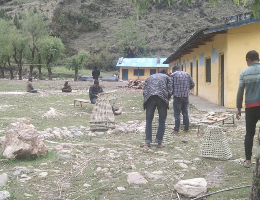 Rukum East locals using their vocational skills while in quarantine facilities