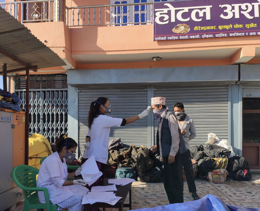 Provincial government in Karnali scrambles to arrange for fully-functional quarantine facilities