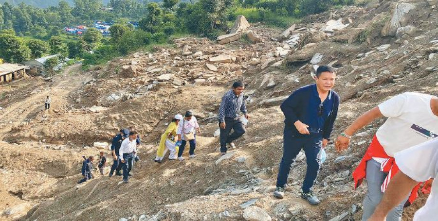 Geologists initiate study of landslide-prone settlements in Sindhupalchok
