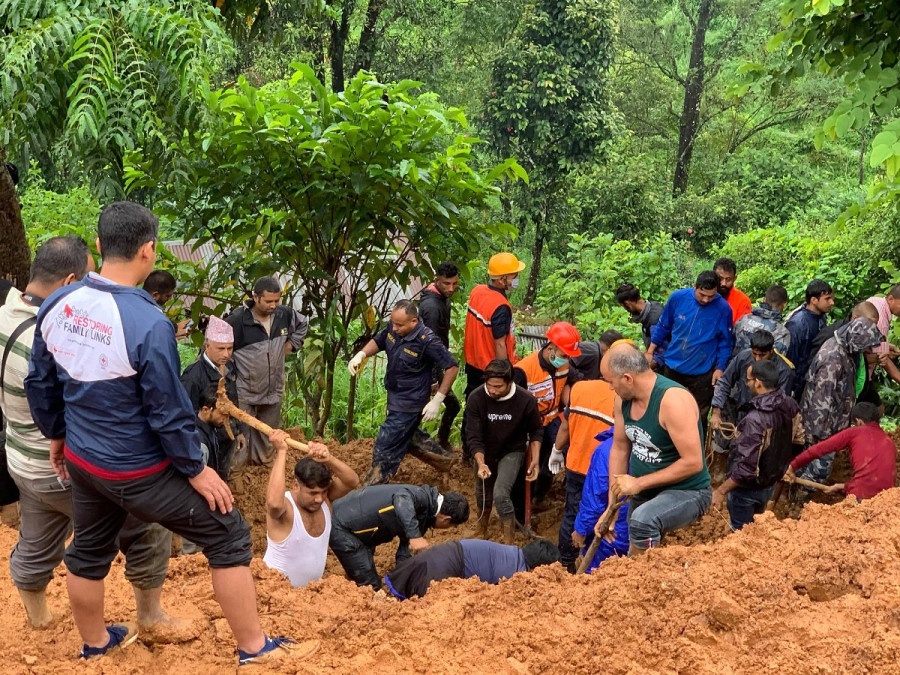 Thursday morning landslides kill 11 in Syangja and Palpa while five others have gone missing