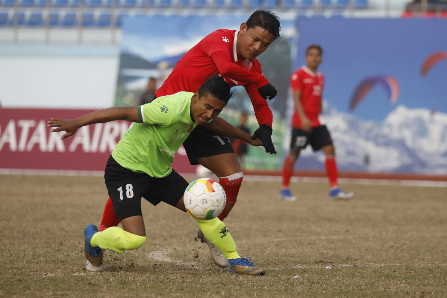 Army scrap past Saraswoti 1-0 to claim top spot