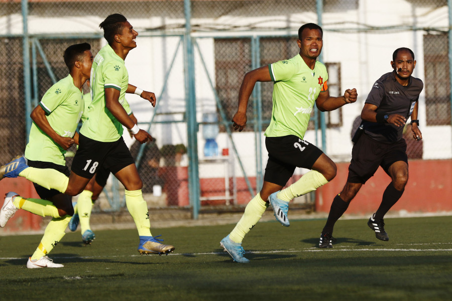 Tribhuvan Army back at the top of team standings with a 1-0 win over Jawalakhel