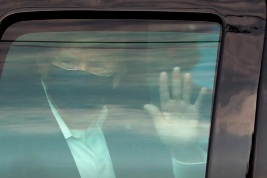 Trump's medical status unclear as doctors say he could be discharged on Monday