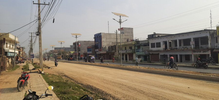 Most construction projects in west Nawalparasi running late