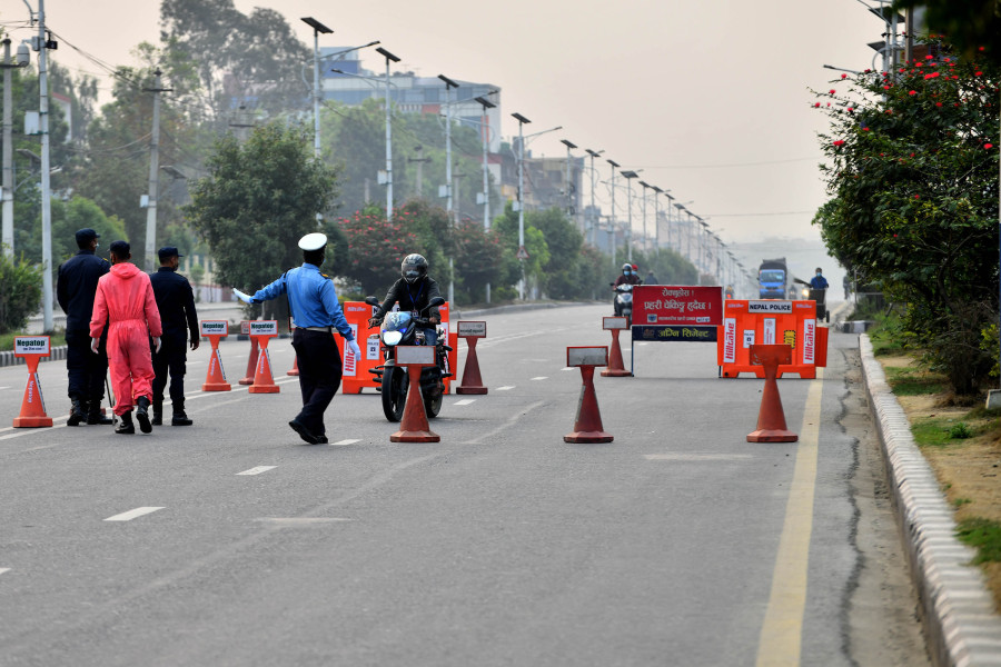 People can't go out, and they can't get home delivery