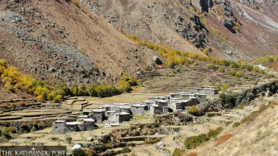 Limi folk risk life to cross Karnali river in absence of bridge